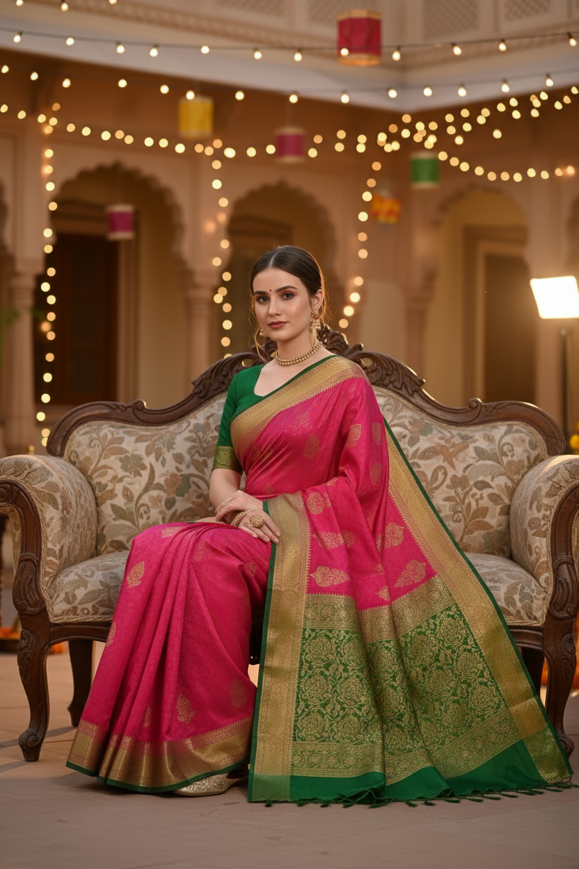 Heavy Banarasi Brocade - Image 6