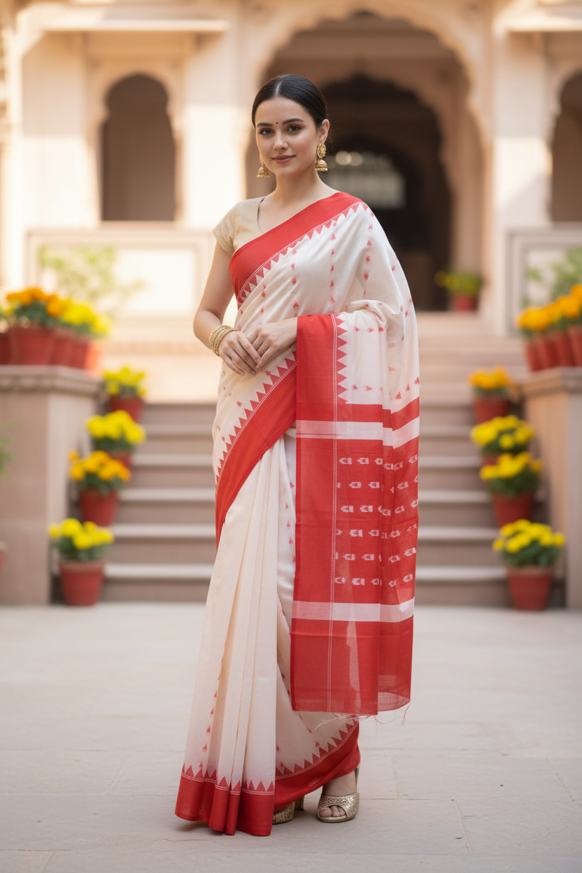 Woven Saree - Image 3