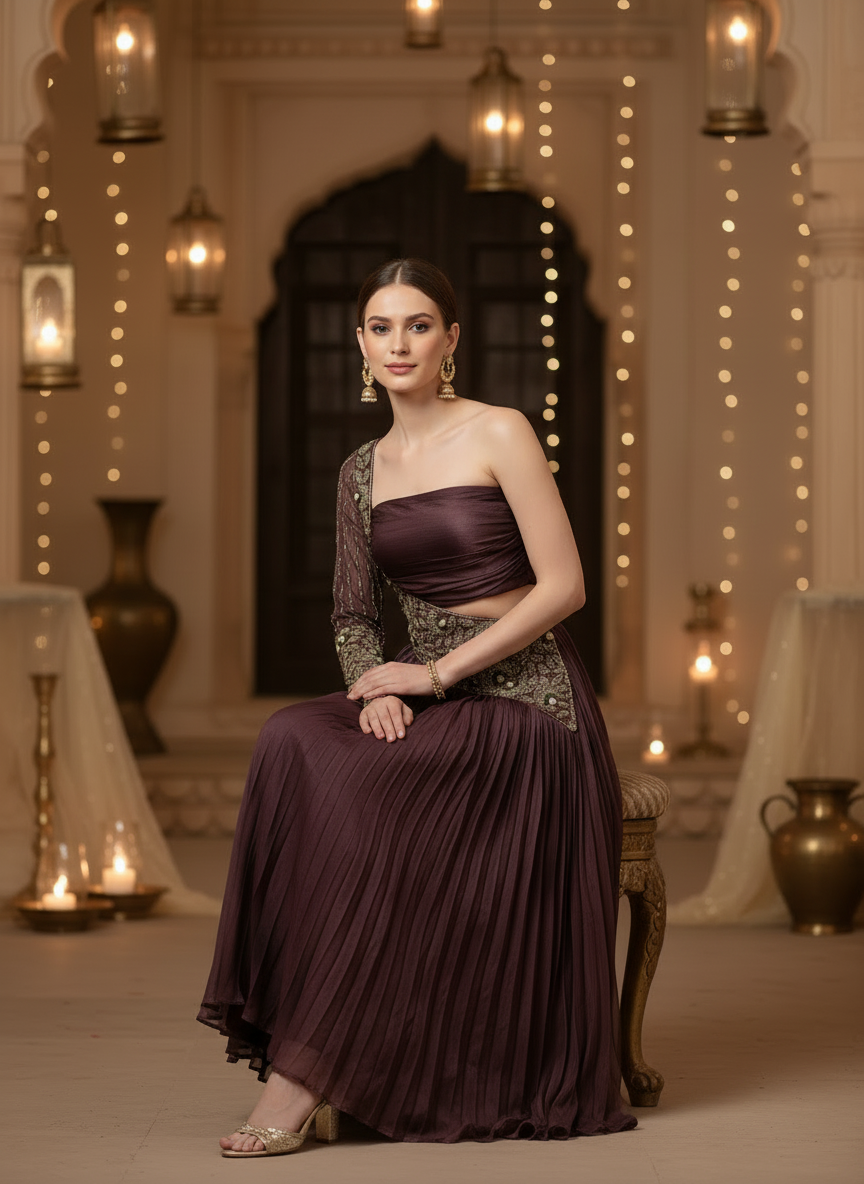 Fusion Dress – Beautiful Saree - Image 4