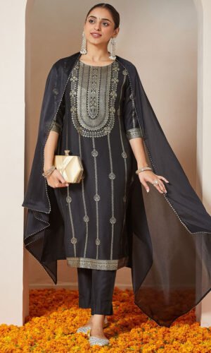Kurta Set – Indian Black Kurti 3