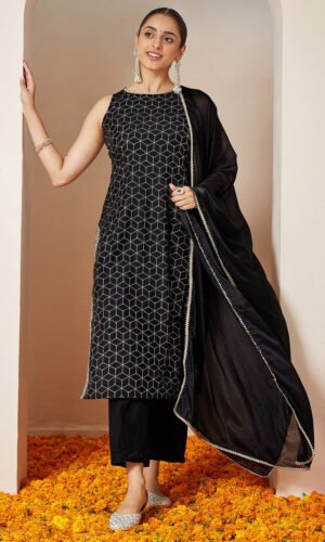 Kurta Set – Stylish Black Kurti