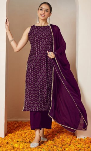 Kurta Set – Stylish Purple Kurti